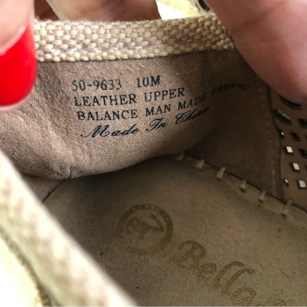 Bella Vita Clementine Perforated Espadrille Sneakers